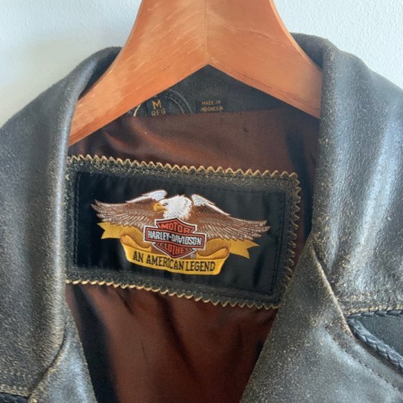 Vintage Genuine Leather Motto Motorcycle Jacket - Picture 3 of 9